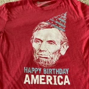 Men’s patriotic short sleeve shirt